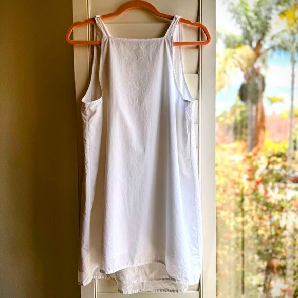 COS Halter Neck Sleeveless Square Neck Halter Top In White 100% Cotton size 8 M - Picture 1 of 14